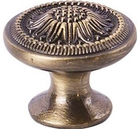 Мебельная ручка-кноб Larvij L4.KNOB10AB античная бронза