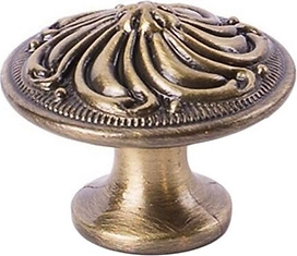 Мебельная ручка-кноб Larvij L4.KNOB13AB античная бронза