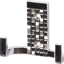 Крючок мебельный Larvij N03 двойной хром