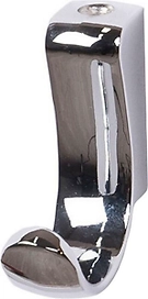 Крючок мебельный Larvij N01SMALL двойной хром