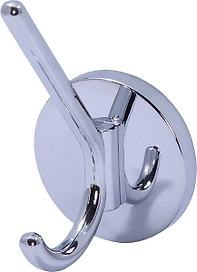 Крючок мебельный Larvij LEE двойной хром