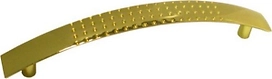 Мебельная ручка-скоба BOYARD золото полированное 128 мм