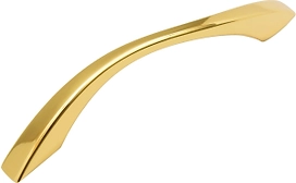 Мебельная ручка-скоба BOYARD RS032GP золото полированное 128 мм