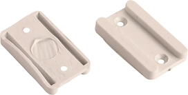 Мебельный подпятник ЕВРОПАРТНЕР пластиковый белый 16 мм