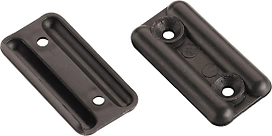 Мебельный подпятник ЕВРОПАРТНЕР пластиковый черный 16 мм