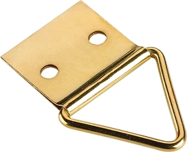 Петля для картины средняя, латунированная 6 шт