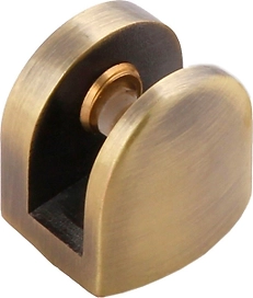 Мебельный стекложержатель BOYARD P512 латунь 21x20 мм