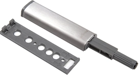 Демпфер мебельный BOYARD AMF12 ПВХ серебряный