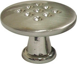 Мебельная ручка-кнопка BOYARD RC011SN.4 сатиновый никель