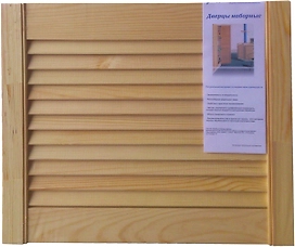 Дверца жалюзийная 605х494х20 мм ель сорт А