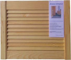 Дверца жалюзийная 850х594х20 мм ель сорт А