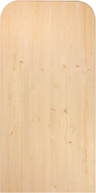 Столешница хвоя 1400х700х28 мм овальная