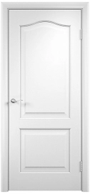 Межкомнатная дверь Палитра глухая Белая 70х200 cм