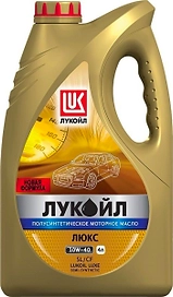 Моторное масло ЛУКОЙЛ LUXE SL/CF 10W-40 полусинтетическое 4 л