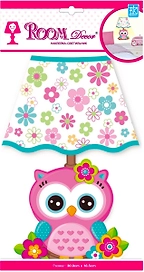 Наклейка-светильник декорированная Room Decor Bestkom Сова 3D 31x18 мм 1 шт