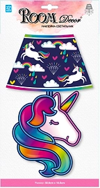 Наклейка-светильник декоративная Room Decor Bestkom Единорог 3D 31x18 мм 1 шт