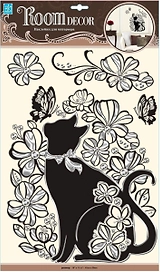 Наклейки декоративные Room Decor Bestkom Кошечка 29x41 мм 4 шт