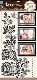 Наклейки декоративные Room Decor Bestkom Совы 32x60 мм 2 шт