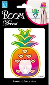 Наклейка декоративные Room Decor Ананас 20,5x11 мм влагостойкие