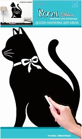Наклейки декоративные Room Decor Кошка 41x29 см влагостойкие