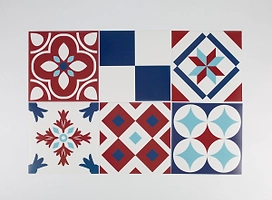 Наклейки декоративные для плитки 106705 Орнамент 150x150 мм 6 шт