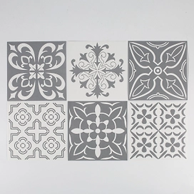 Наклейки декоративные для плитки 106664 Орнамент 150x150 мм 6 шт
