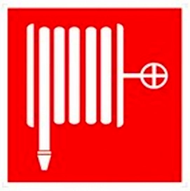 Наклейка информационная REXXON Пожарный кран 10х10 см