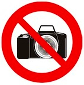 Наклейка информационная REXXON Не фотографировать 10х10 см