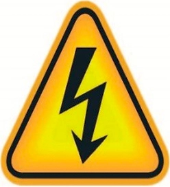 Наклейка информационная REXXON Высокое напряжение 10х10 см