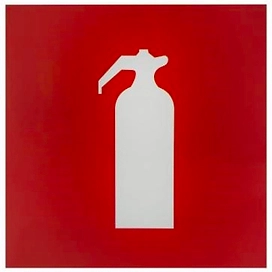 Наклейка информационная REXXON Огнетушитель № 2 10х10 см