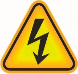 Наклейка информационная REXXON Высокое напряжение 20х20 см