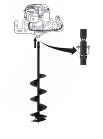 Шнек для льда от мотобура 51 20 см