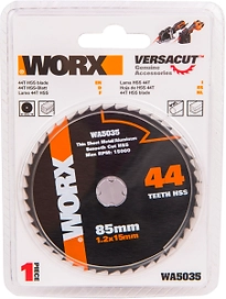 Пильный диск по металлу WORX WA5035 44T HSS
