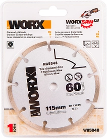Отрезной диск алмазный WORX WA5048