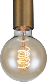 Подвес металлический 204185 1хЕ27х60 Вт 10х10х15 см бронзовый