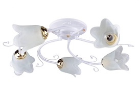 Потолочная люстра РОССвет РС20506 WT+FG/5C