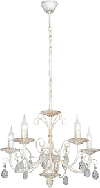 Подвесная люстра Vitaluce V1180/5 белая 5ХE14Х40Вт