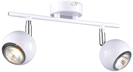 Потолочный светильник РОССвет Портал РС20722 WT+CR/2C с поворотным плафоном