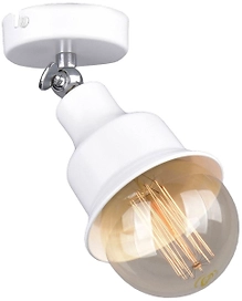 Потолочный светильник РОССвет Ария РС20868 WT+CR/1C с поворотным плафоном