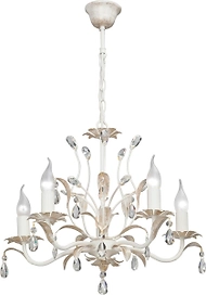 Подвесная люстра Vitaluce V1667-0/5 белая 5ХE14Х40Вт