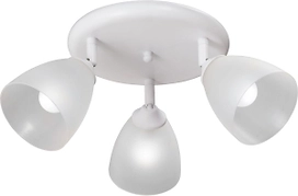 Потолочная люстра Vitaluce V4355-0/3PL белая 3ХE14Х40Вт