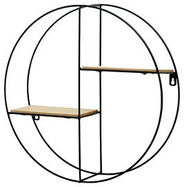 Полка металлическая круг 38x10x38 см