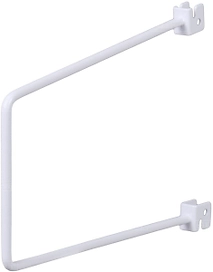 Боковой ограничитель для полки Larvij L9717WH 217x115x12 см белый