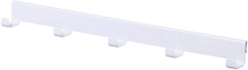 Боковая вешалка на полку Larvij L9718-400WH 404x35x35 см белая