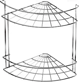 Полка для ванных принадлежностей VANSTORE Slim 032-00 хром 65х180х180 мм