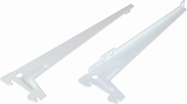 Кронштейн для полки 400849 белый 290х75х20 мм 2 шт