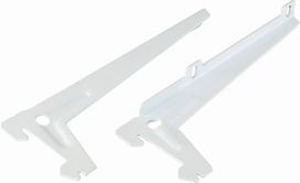 Кронштейн для полки 400846 белый 180х73х20 мм 2 шт