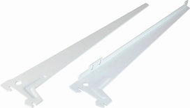 Кронштейн для полки 400852 белый 380х80х20 мм 2 шт