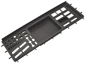 Полка для инструментов LUX-TOOLS Classic черная 480х55х160 мм