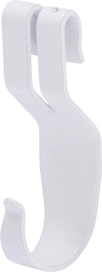 Крючок для одежды Larvij белый 80x23x30 мм